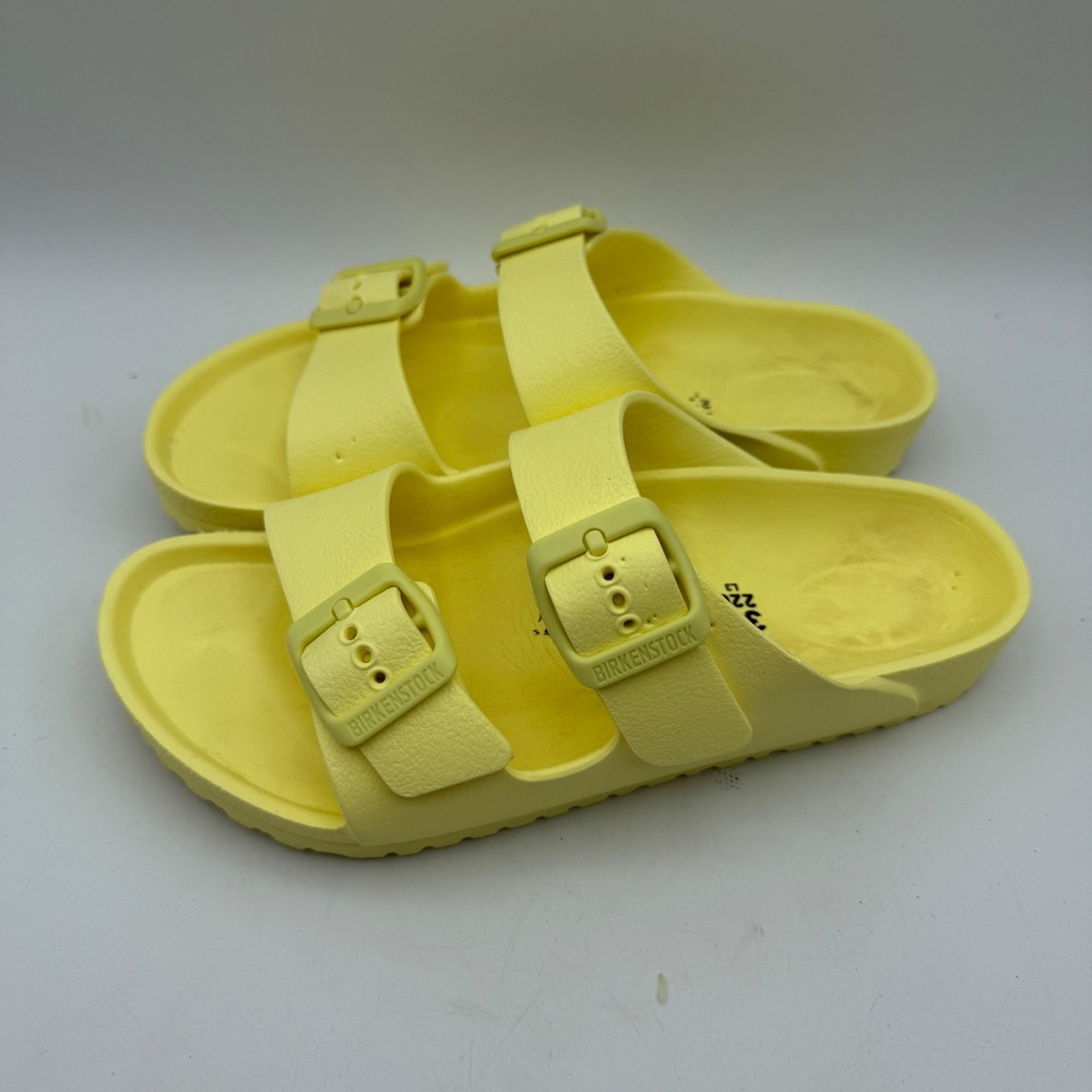Birkenstock Kids Yellow EVA Arizona Slip-On Sandals